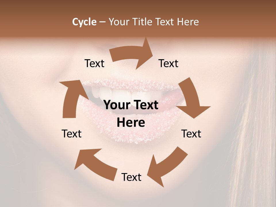 Sensual Girl Delicious PowerPoint Template