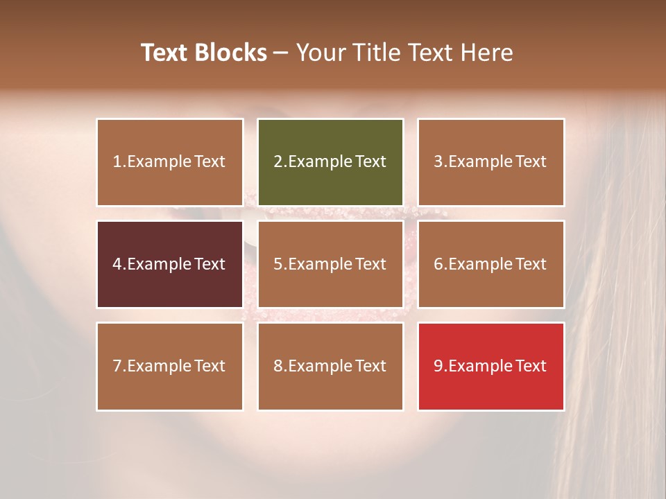 Sensual Girl Delicious PowerPoint Template