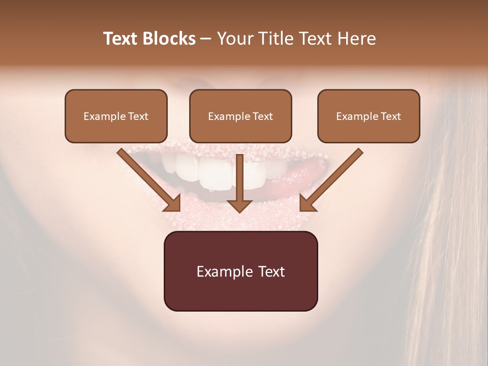 Sensual Girl Delicious PowerPoint Template