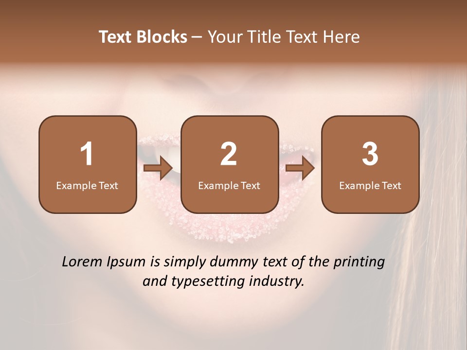 Sensual Girl Delicious PowerPoint Template