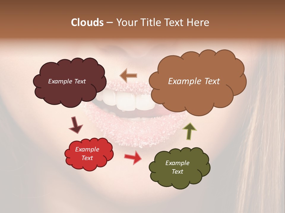 Sensual Girl Delicious PowerPoint Template