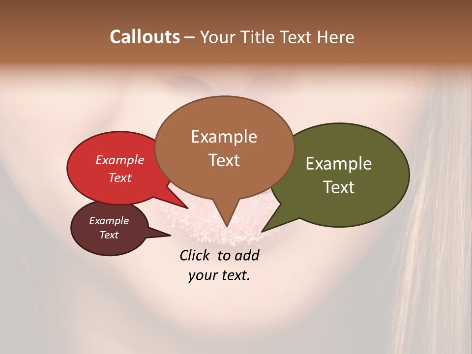 Sensual Girl Delicious PowerPoint Template