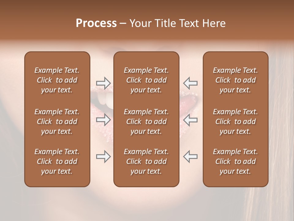 Sensual Girl Delicious PowerPoint Template