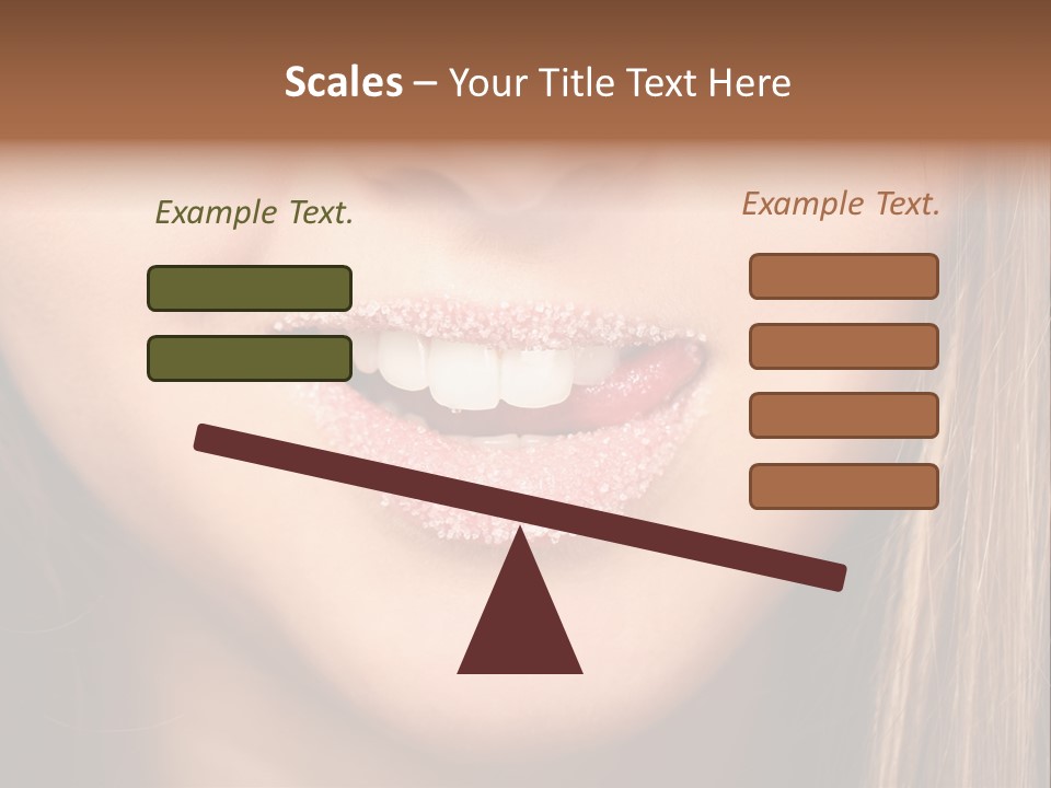 Sensual Girl Delicious PowerPoint Template