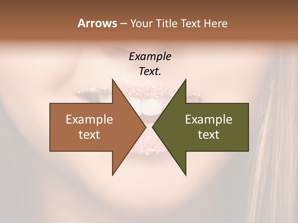 Sensual Girl Delicious PowerPoint Template