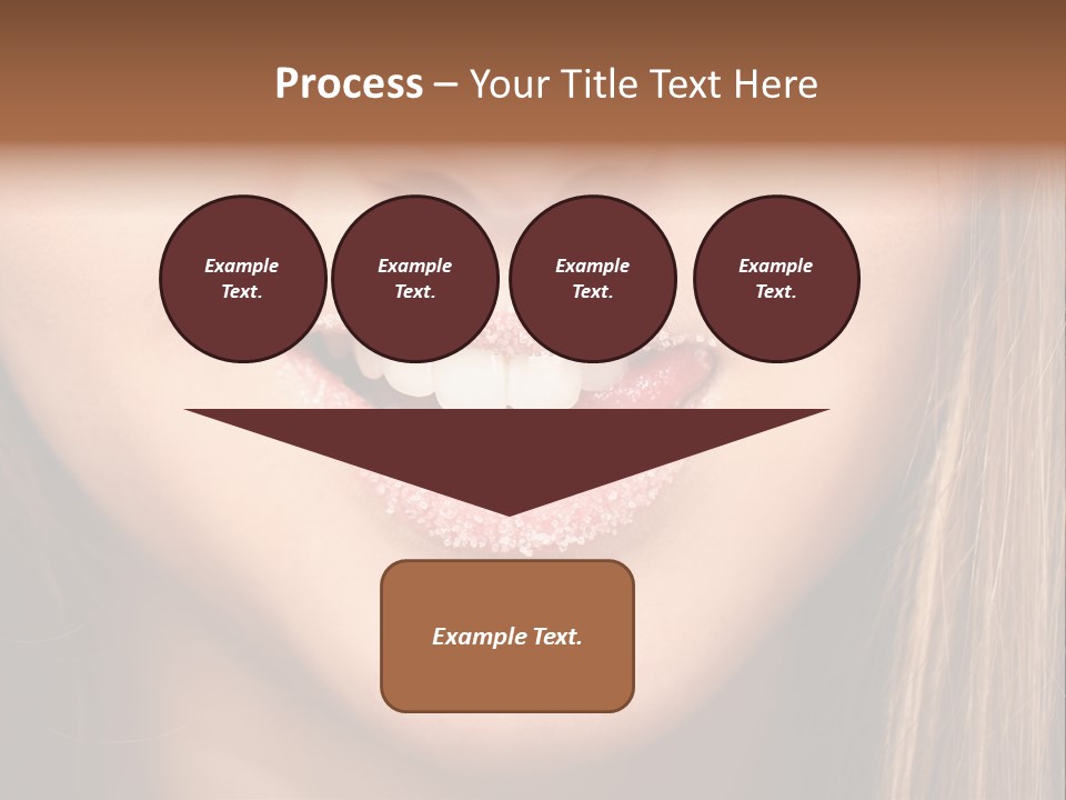 Sensual Girl Delicious PowerPoint Template