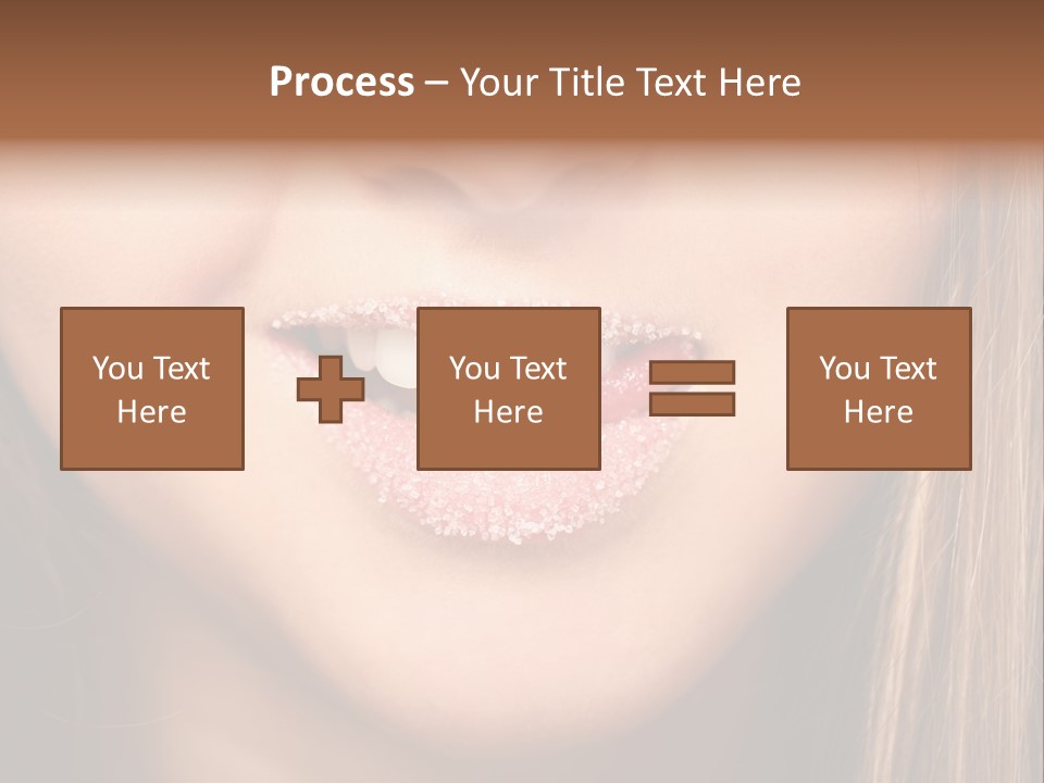Sensual Girl Delicious PowerPoint Template