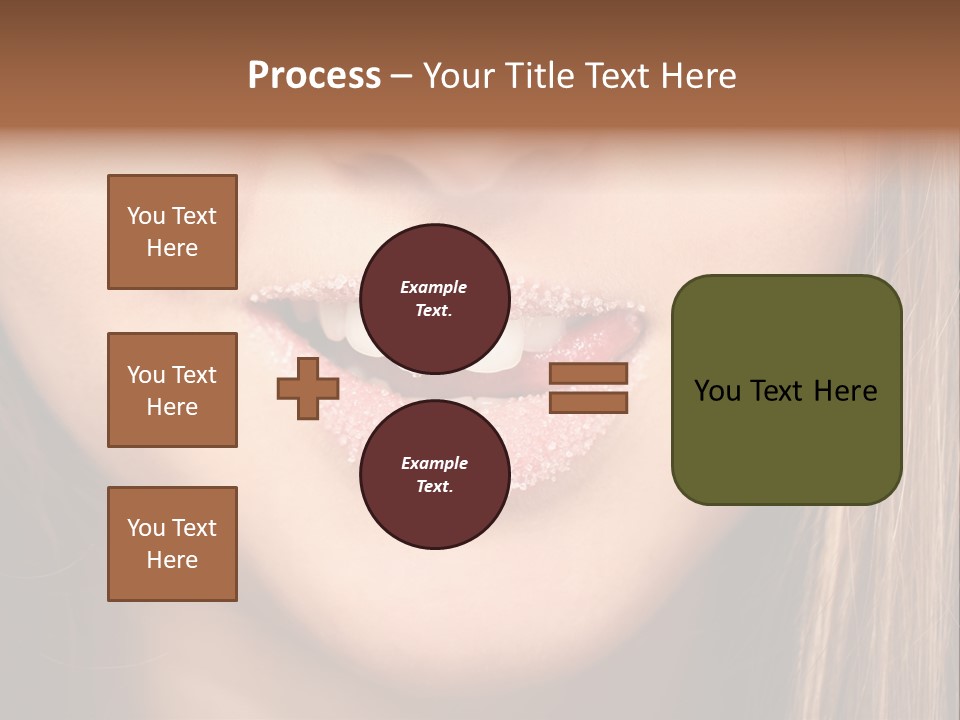 Sensual Girl Delicious PowerPoint Template