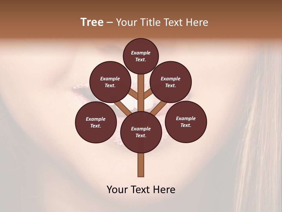 Sensual Girl Delicious PowerPoint Template