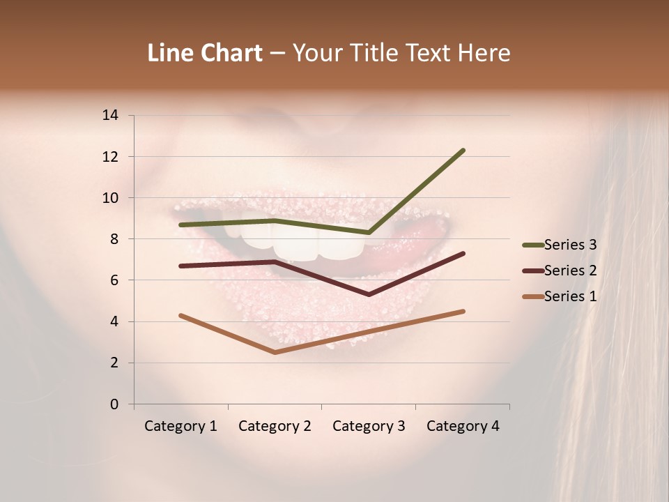 Sensual Girl Delicious PowerPoint Template