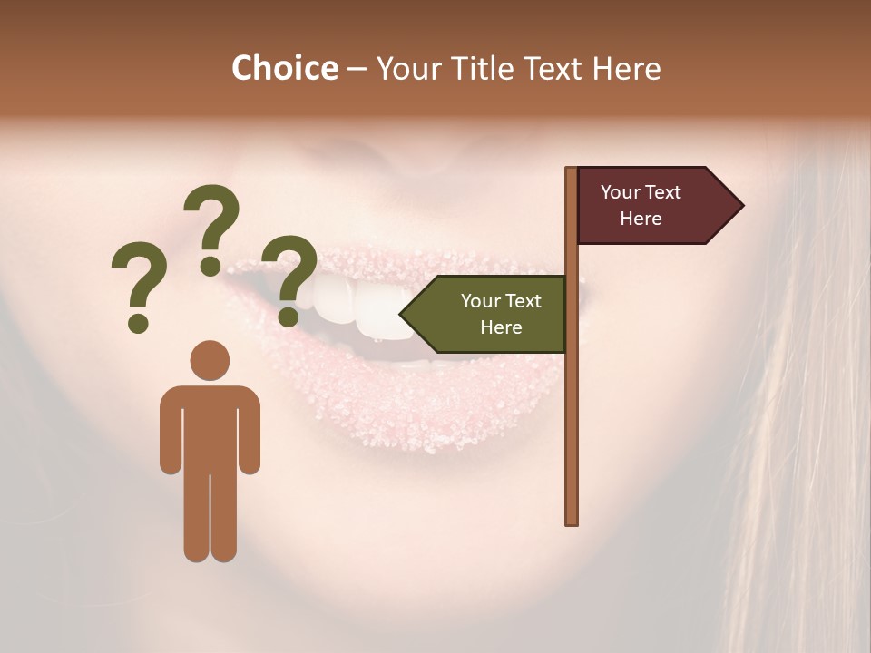 Sensual Girl Delicious PowerPoint Template