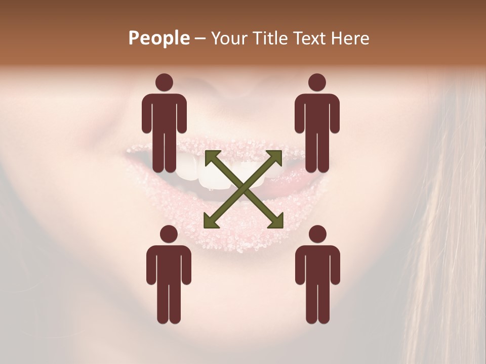 Sensual Girl Delicious PowerPoint Template