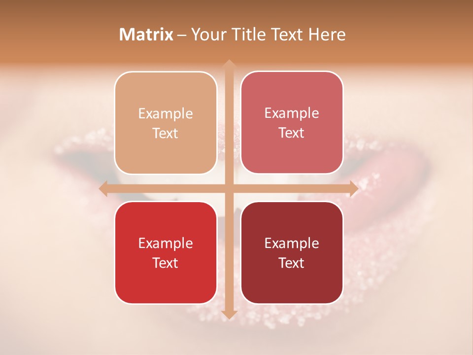 Young Glamour Model PowerPoint Template