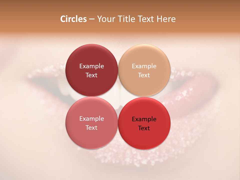 Young Glamour Model PowerPoint Template