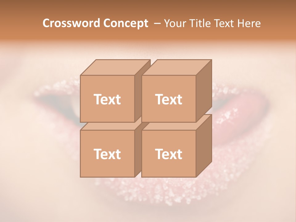 Young Glamour Model PowerPoint Template