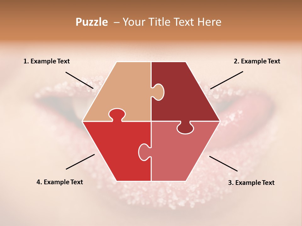 Young Glamour Model PowerPoint Template