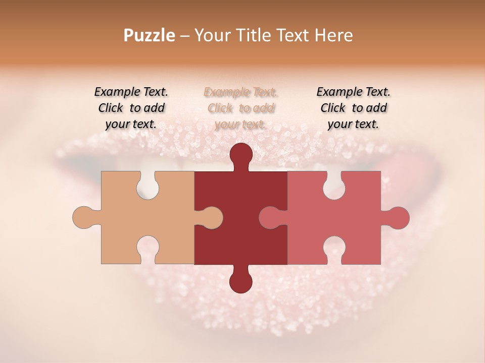 Young Glamour Model PowerPoint Template