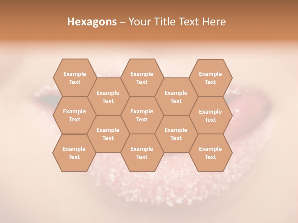 Young Glamour Model PowerPoint Template