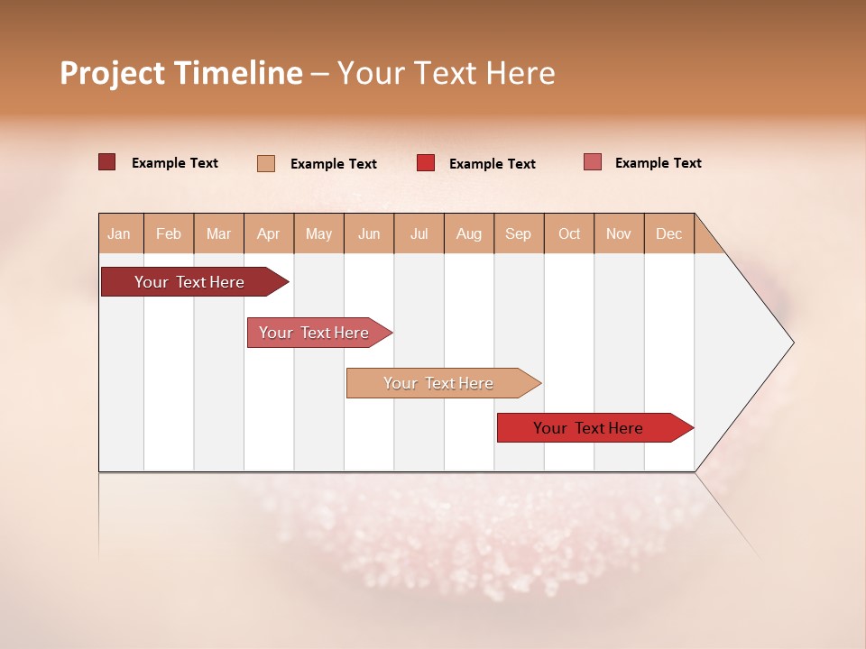Young Glamour Model PowerPoint Template