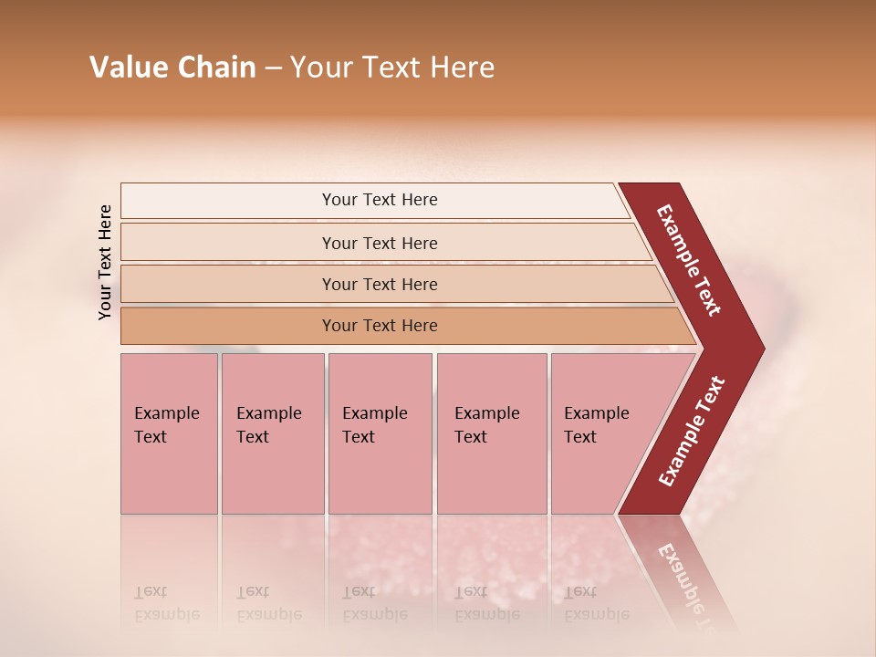 Young Glamour Model PowerPoint Template