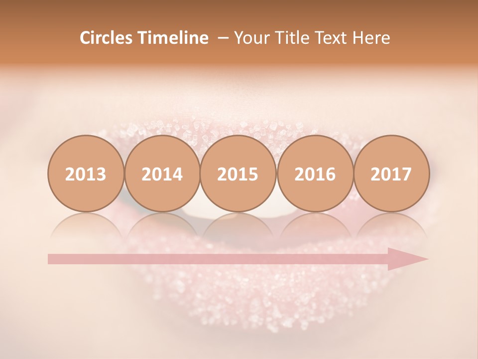 Young Glamour Model PowerPoint Template