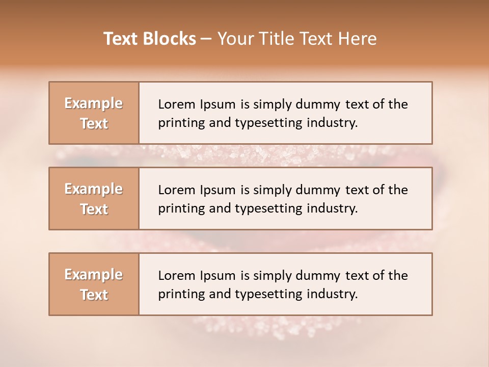 Young Glamour Model PowerPoint Template