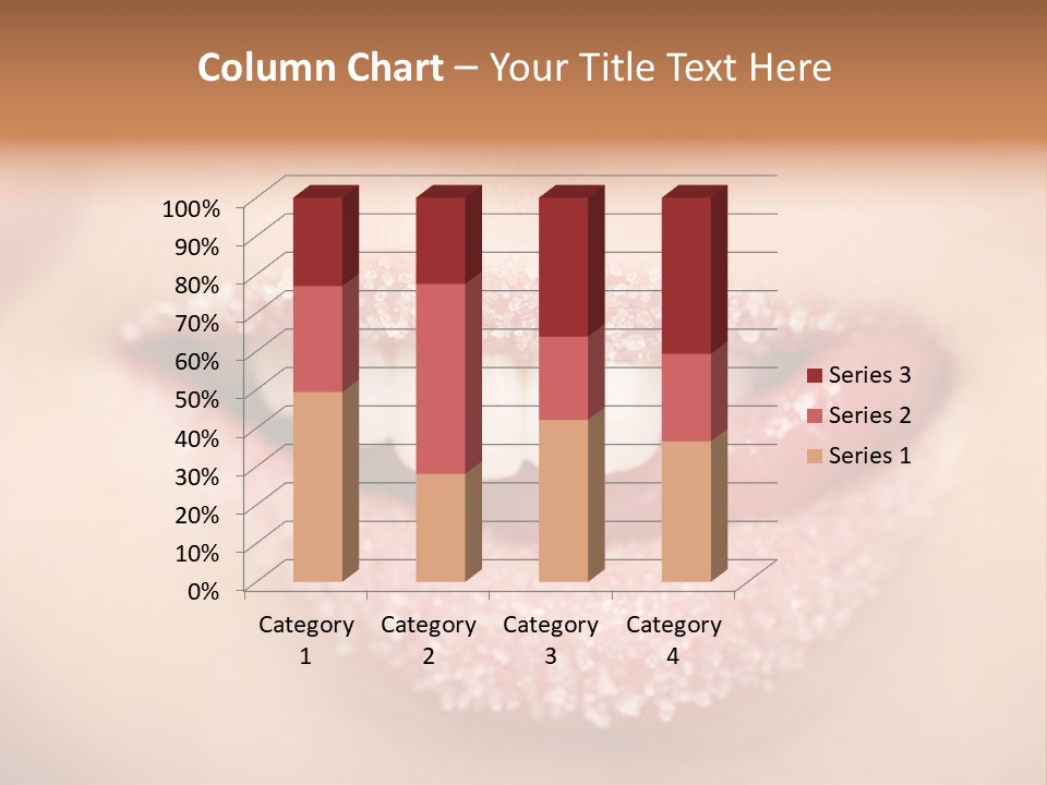 Young Glamour Model PowerPoint Template