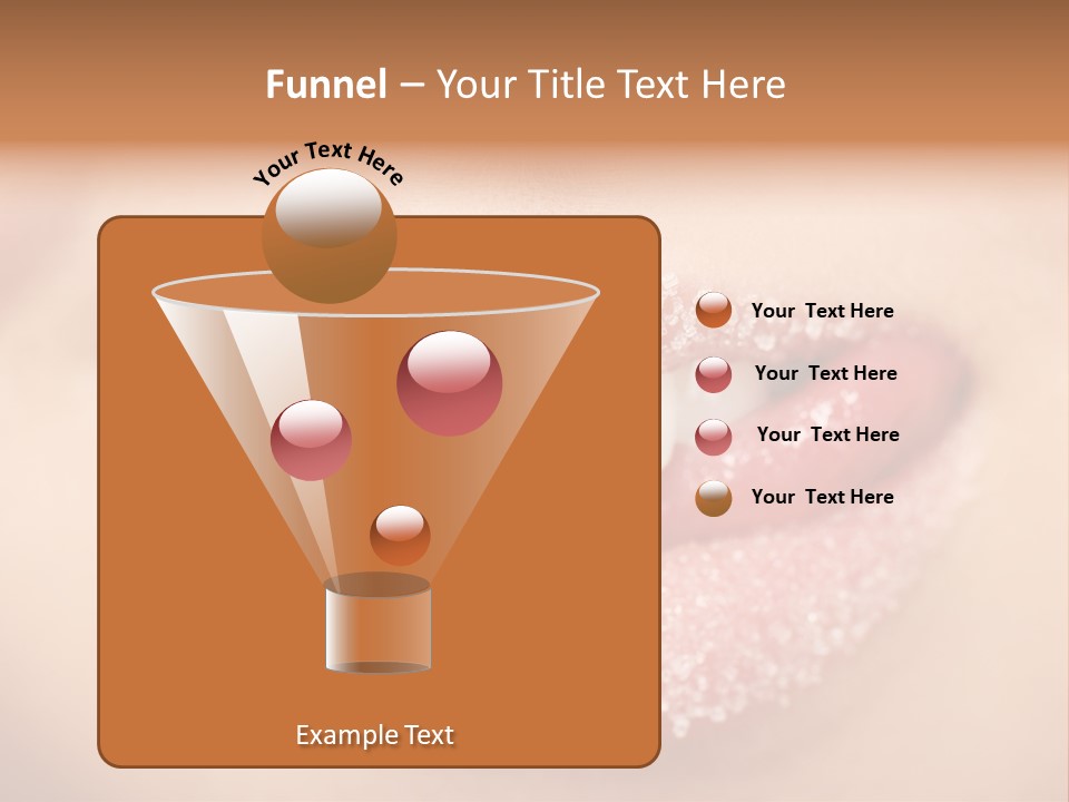 Young Glamour Model PowerPoint Template