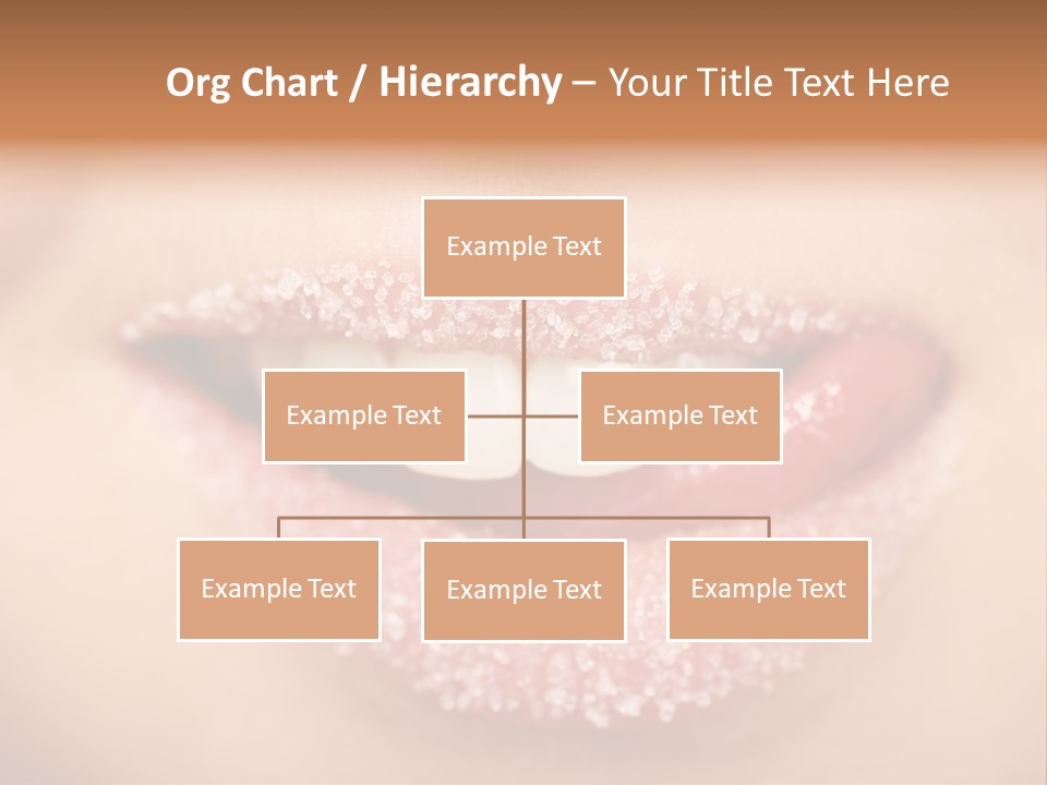 Young Glamour Model PowerPoint Template