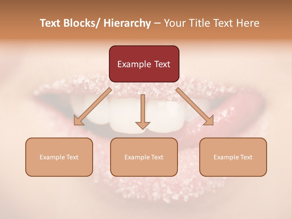 Young Glamour Model PowerPoint Template