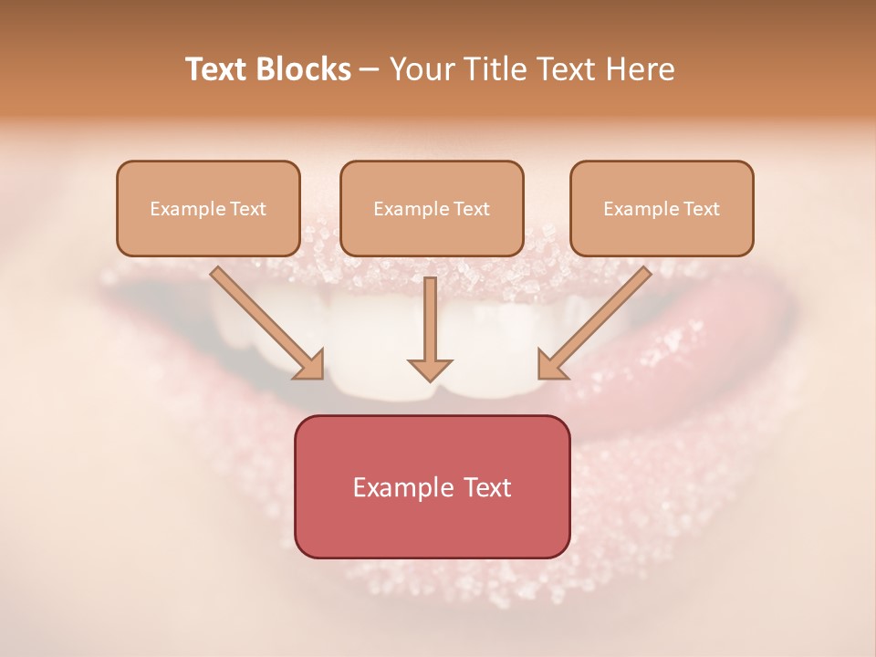 Young Glamour Model PowerPoint Template