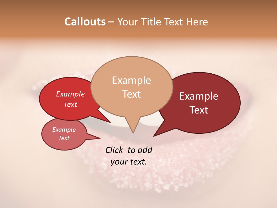 Young Glamour Model PowerPoint Template