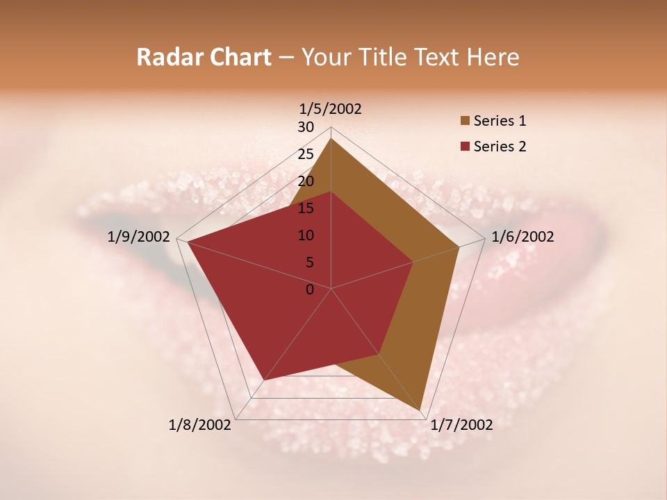 Young Glamour Model PowerPoint Template