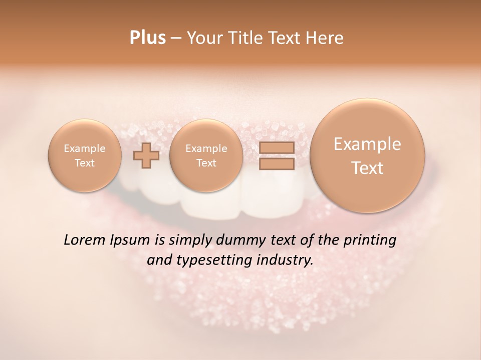 Young Glamour Model PowerPoint Template