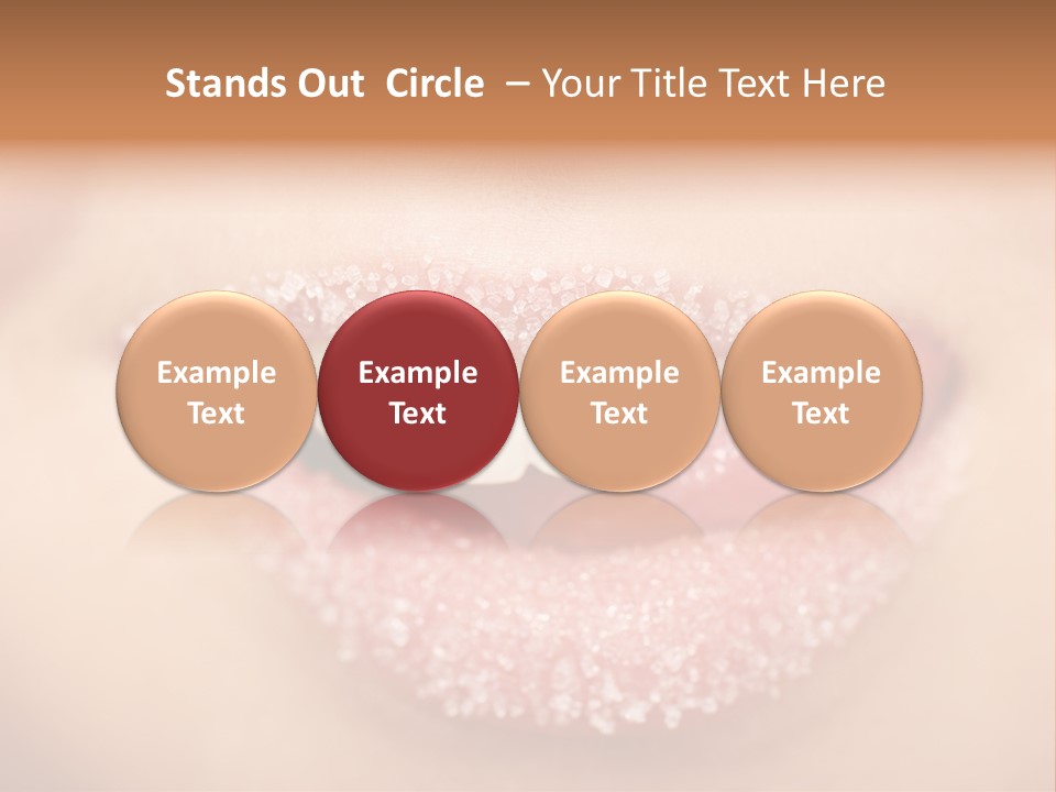 Young Glamour Model PowerPoint Template