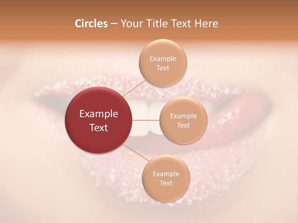 Young Glamour Model PowerPoint Template