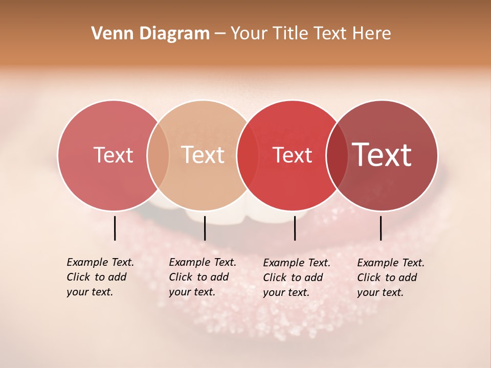 Young Glamour Model PowerPoint Template