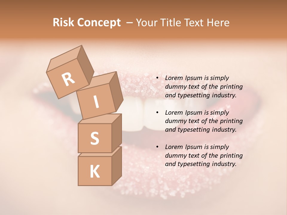 Young Glamour Model PowerPoint Template