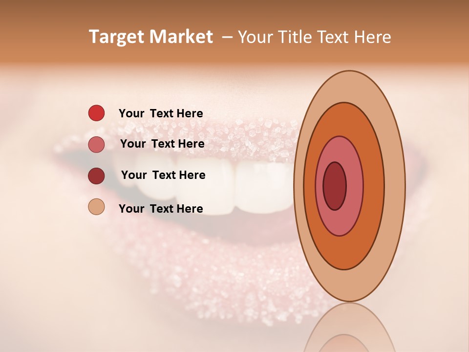 Young Glamour Model PowerPoint Template