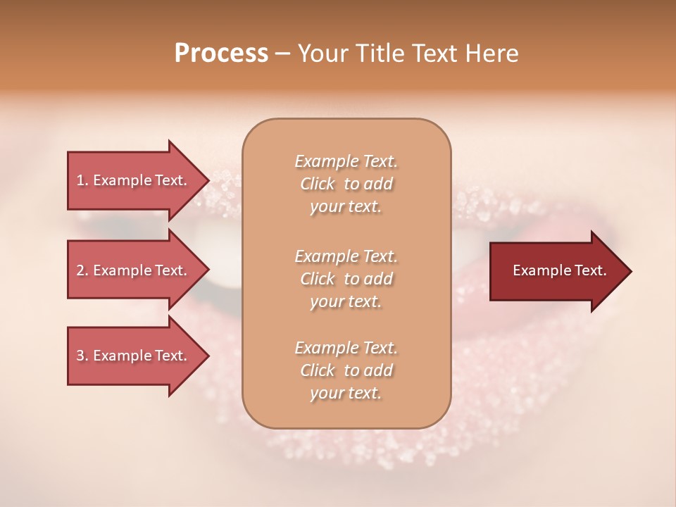 Young Glamour Model PowerPoint Template