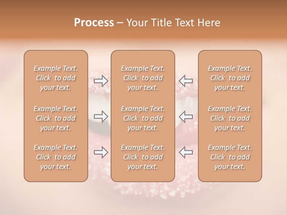 Young Glamour Model PowerPoint Template