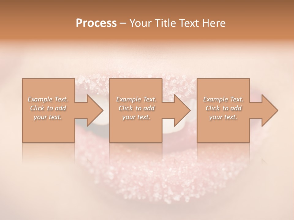 Young Glamour Model PowerPoint Template