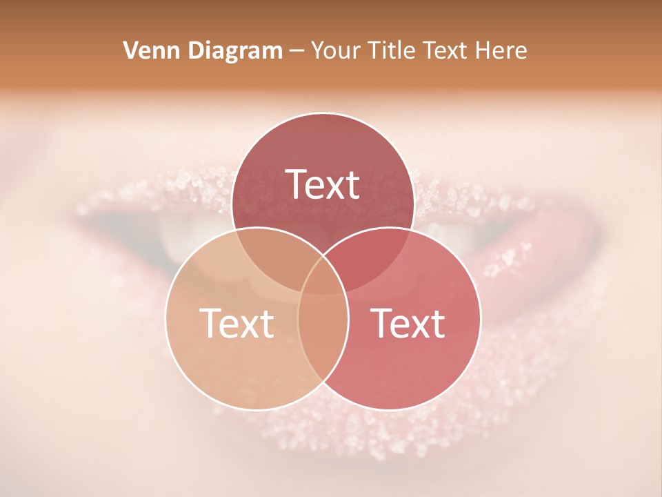 Young Glamour Model PowerPoint Template