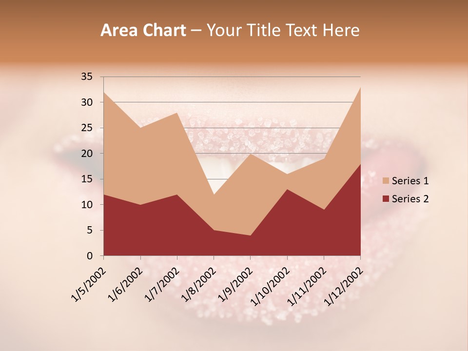 Young Glamour Model PowerPoint Template