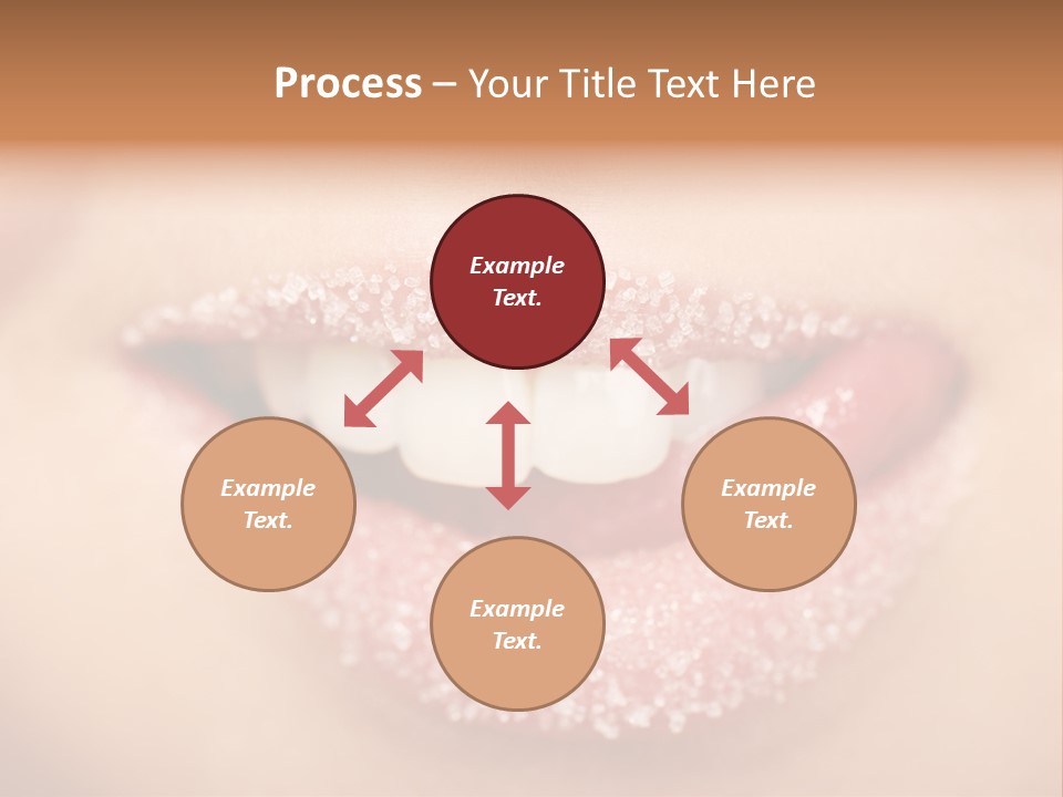 Young Glamour Model PowerPoint Template