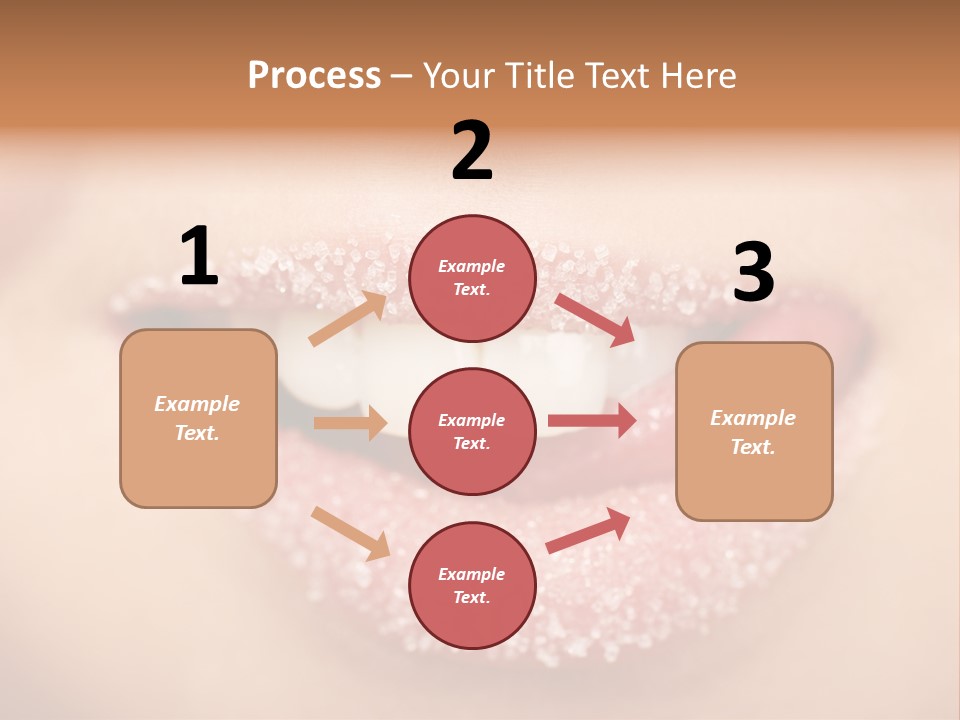 Young Glamour Model PowerPoint Template