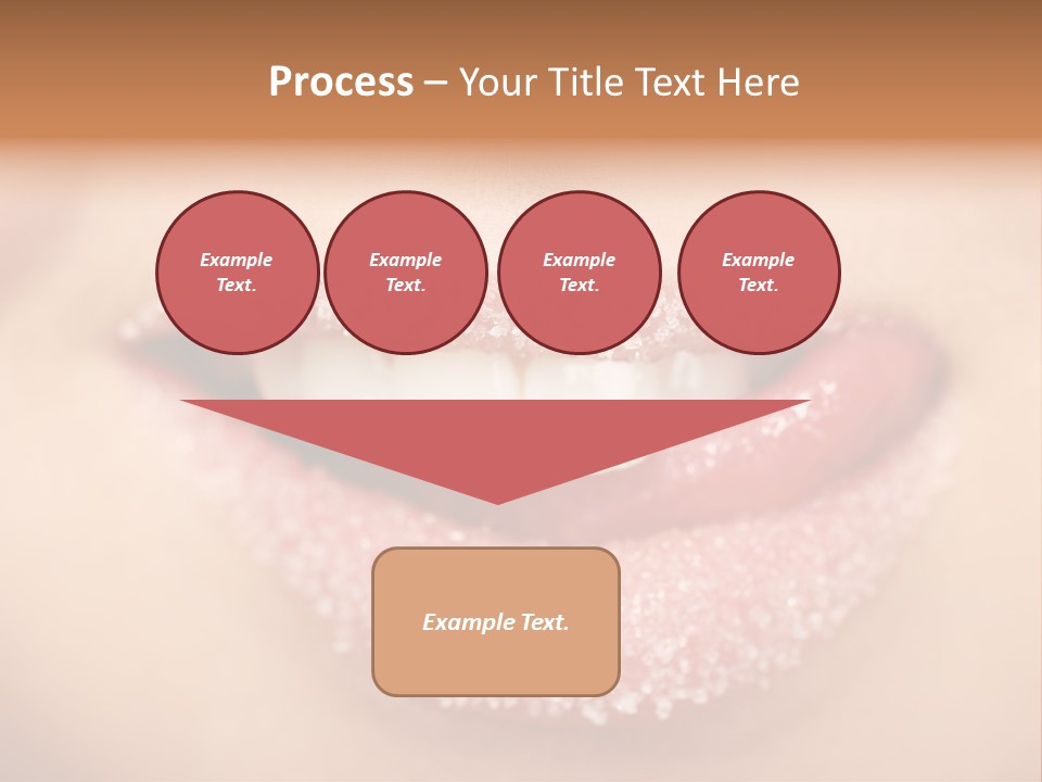 Young Glamour Model PowerPoint Template