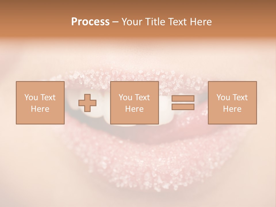 Young Glamour Model PowerPoint Template