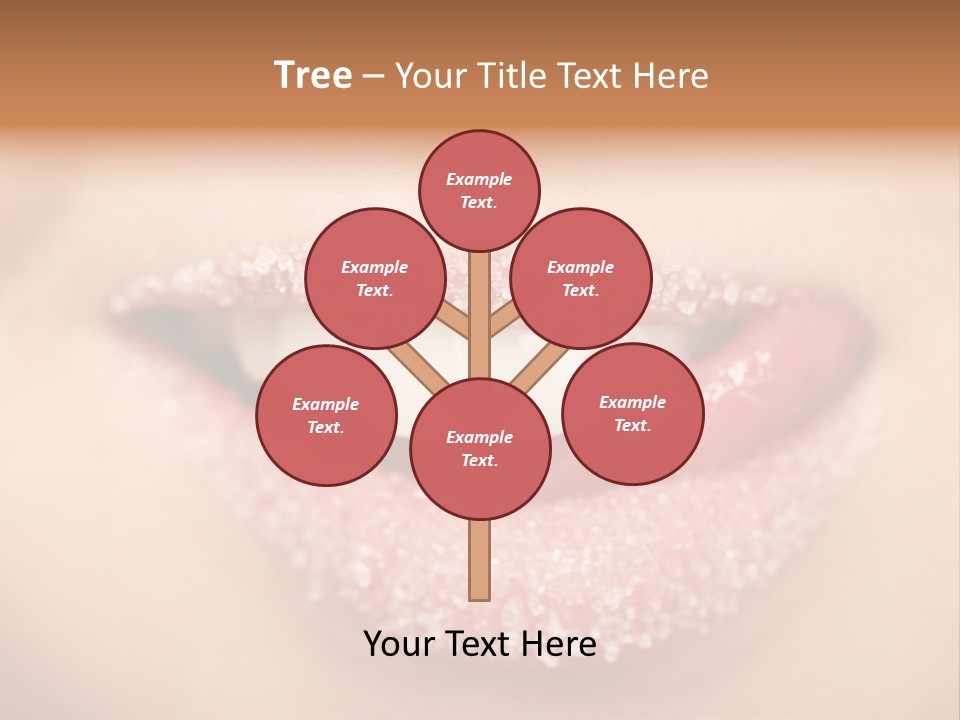 Young Glamour Model PowerPoint Template