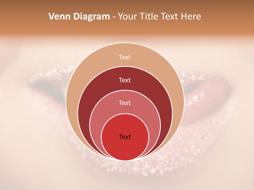 Young Glamour Model PowerPoint Template